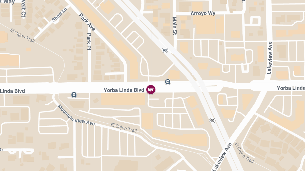 Collision With Injuries at 18992 Yorba Linda Blvd