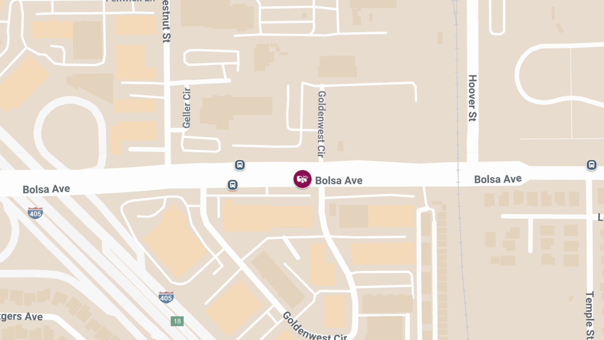 Collision With Injuries at 7362 Bolsa Ave