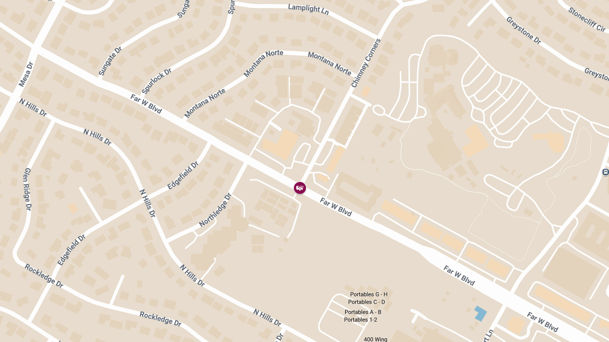Collision With Injuries at Chimney Corners & Far West Blvd