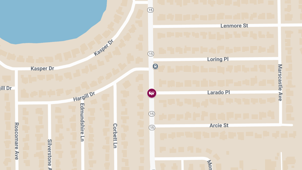 Collision With Injuries at Conway Rd & Larado Pl