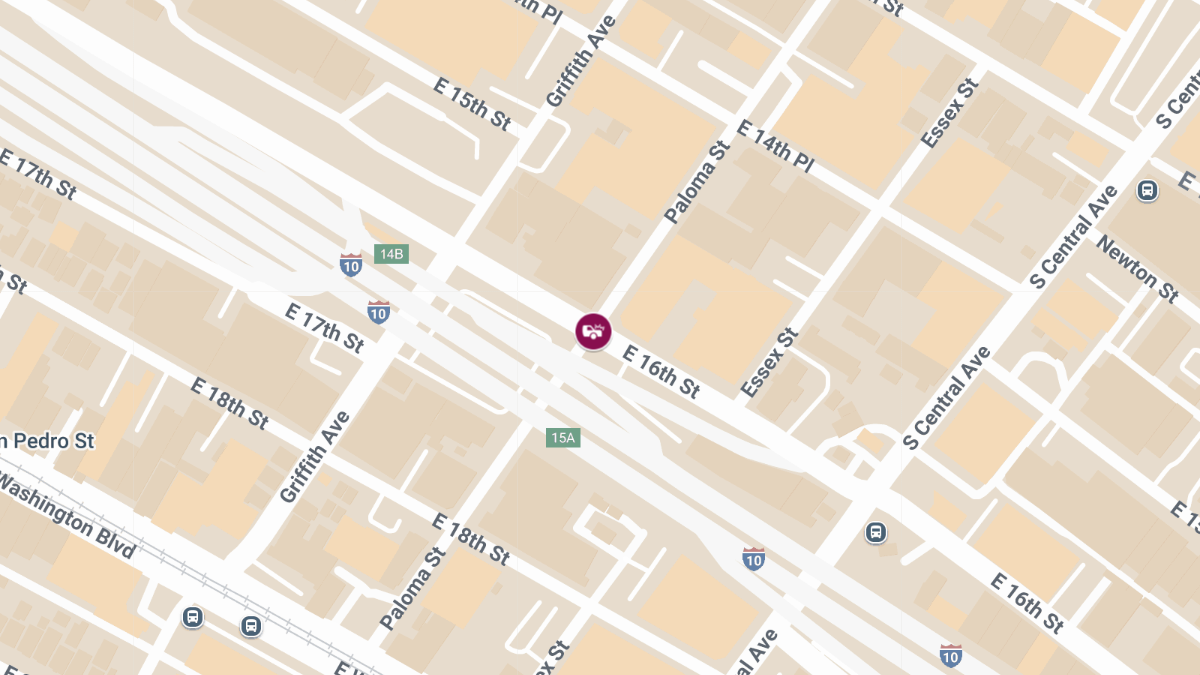 Collision With Injuries at E 16th St & Paloma St