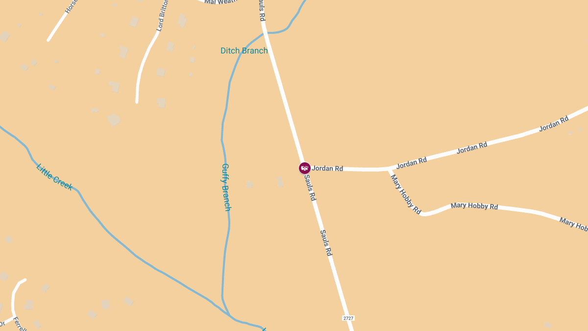 Collision With Injuries at Sauls Rd & Jordan Rd