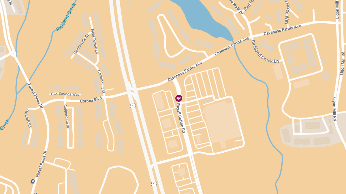 Collision With Injuries on Royall Cotton Rd