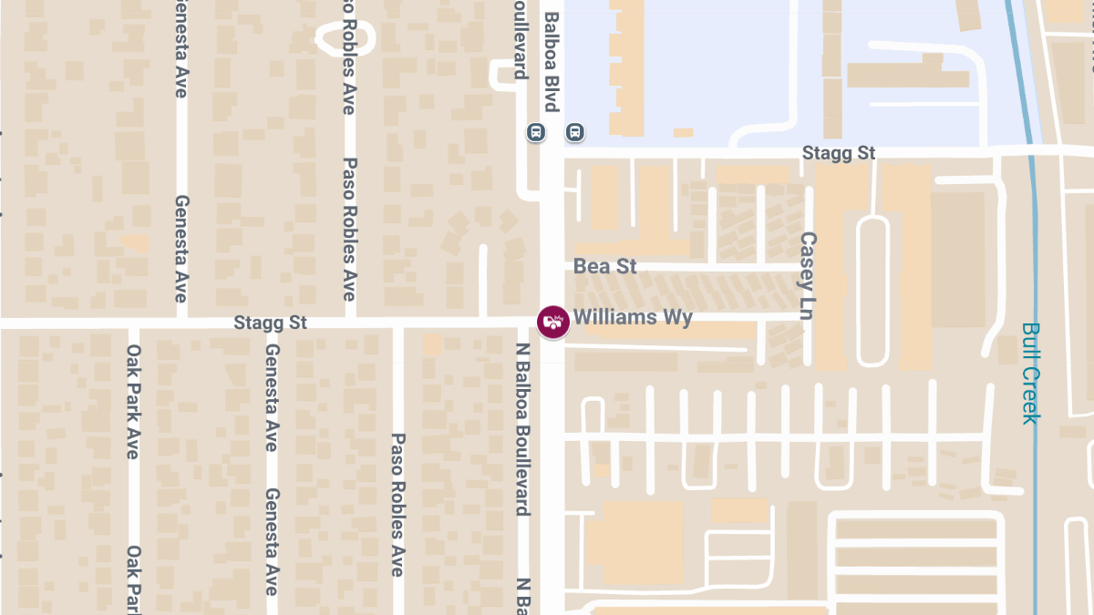 Collision at Balboa Blvd & Stagg St Results in Injuries