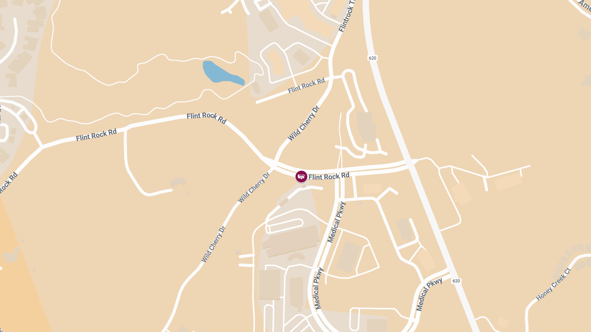 Collision at Flintrock Rd & Medical Pkwy Causes Injuries
