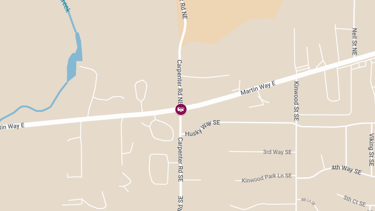 Collision at Martin Way E & Carpenter Rd SE Causes Injuries