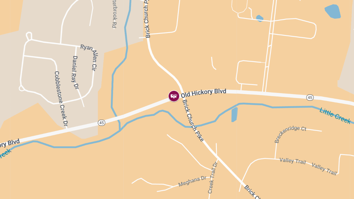 Collision at Old Hickory Blvd & Brick Church Pike Causes Injuries