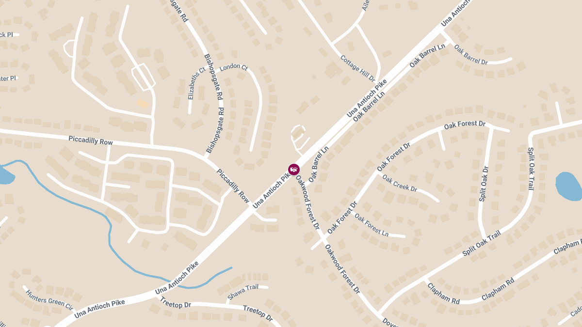 Collision at Una Antioch Pike & Oakwood Forest Dr Causes Injuries