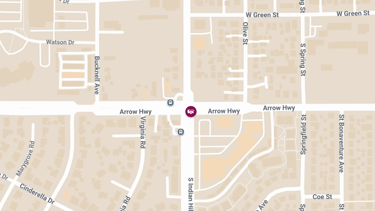 Collision at W Arrow Hwy & S Indian Hill Blvd Causes Injuries