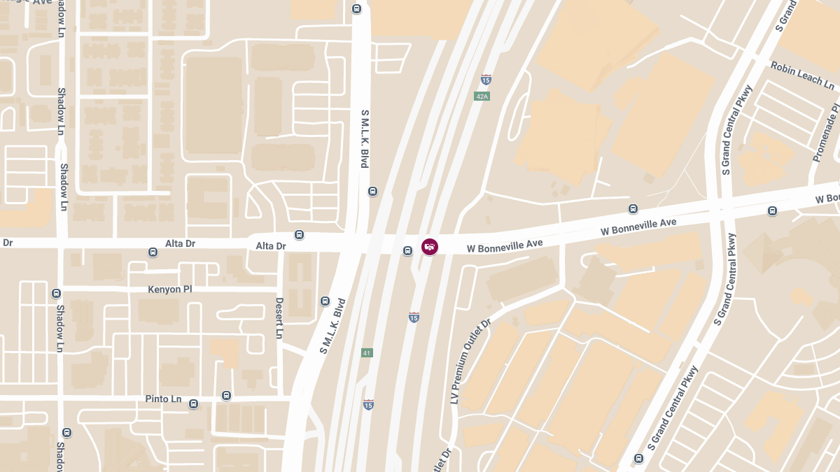 Collision at W Bonneville Ave & I-15 Causes Injuries