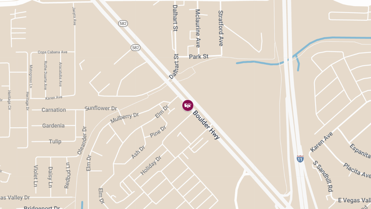 Collision on Boulder Hwy Causes Injuries