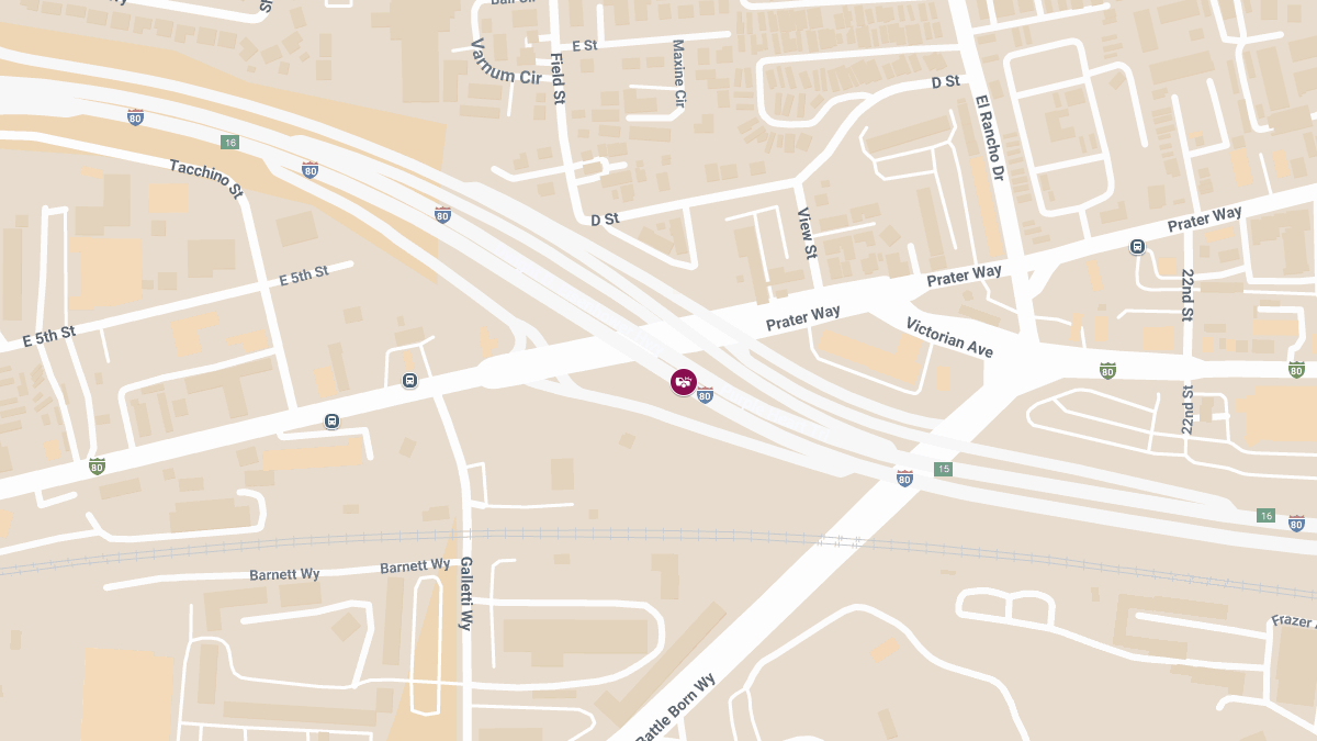 Collision on I-80 W at Prater Way Results in Injuries