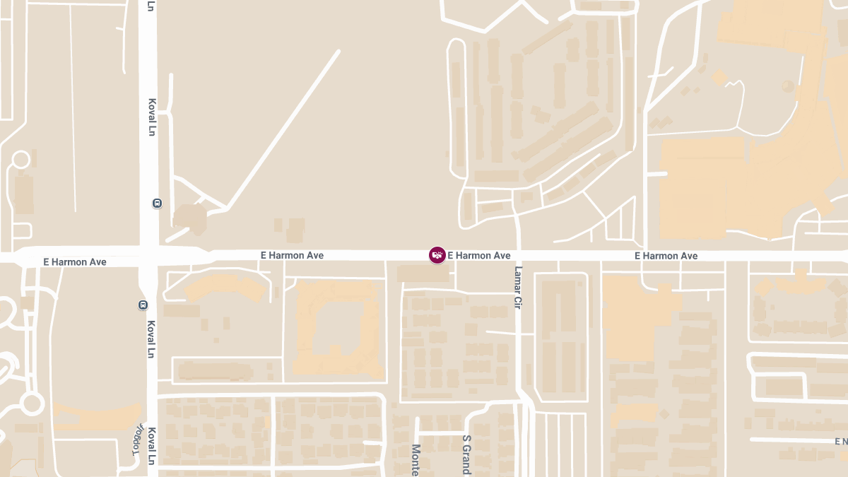 Collision with Injuries at 375 E Harmon Ave