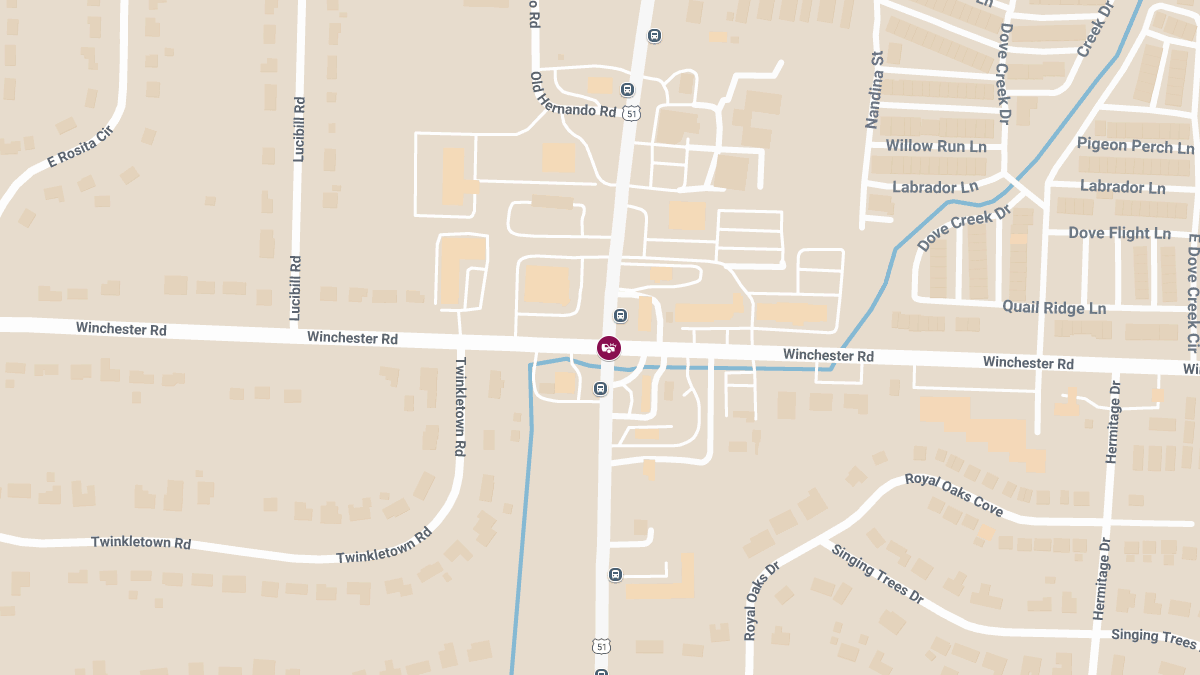 Collision with Injuries at Elvis Presley Blvd & Winchester Rd 