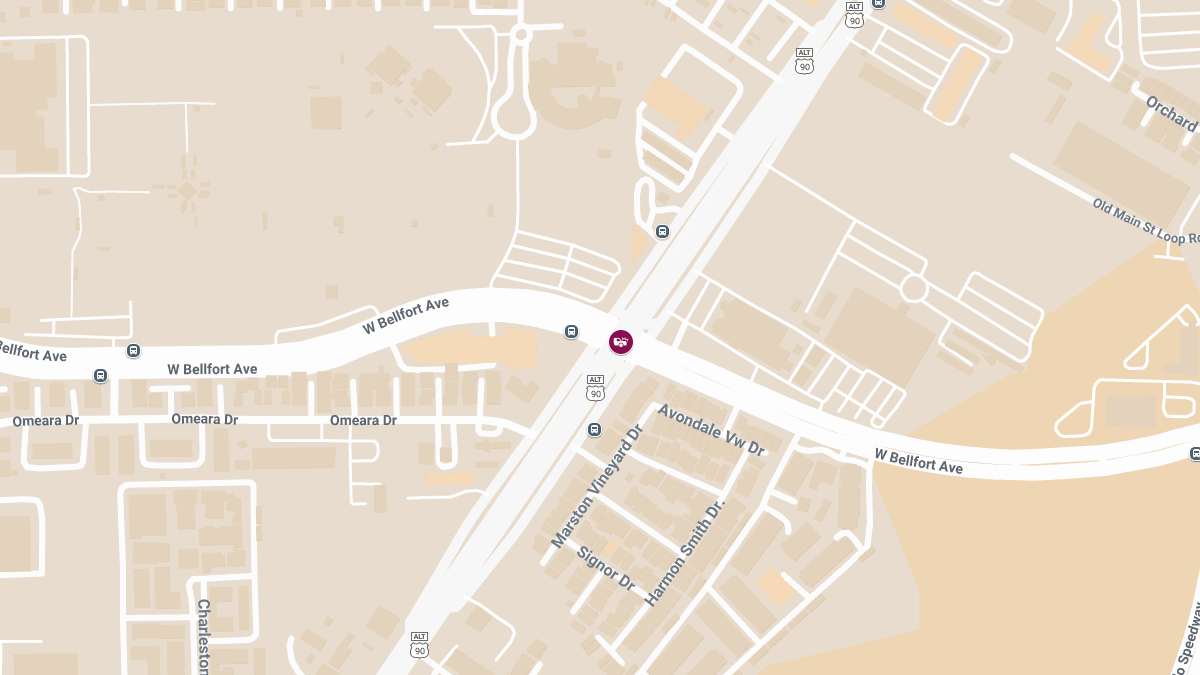 Collision with Injuries at Main St and W Bellfort Ave
