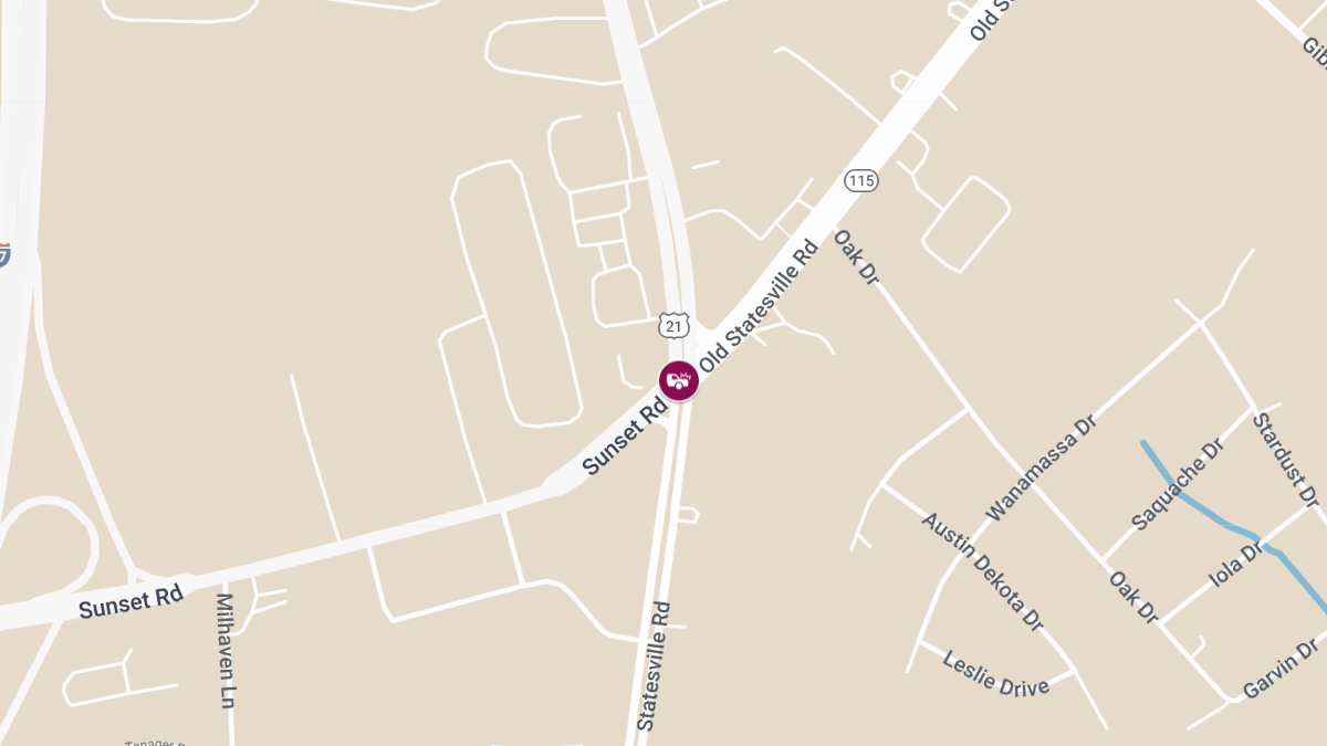 Collision with Injuries at Statesville Rd & Sunset Rd