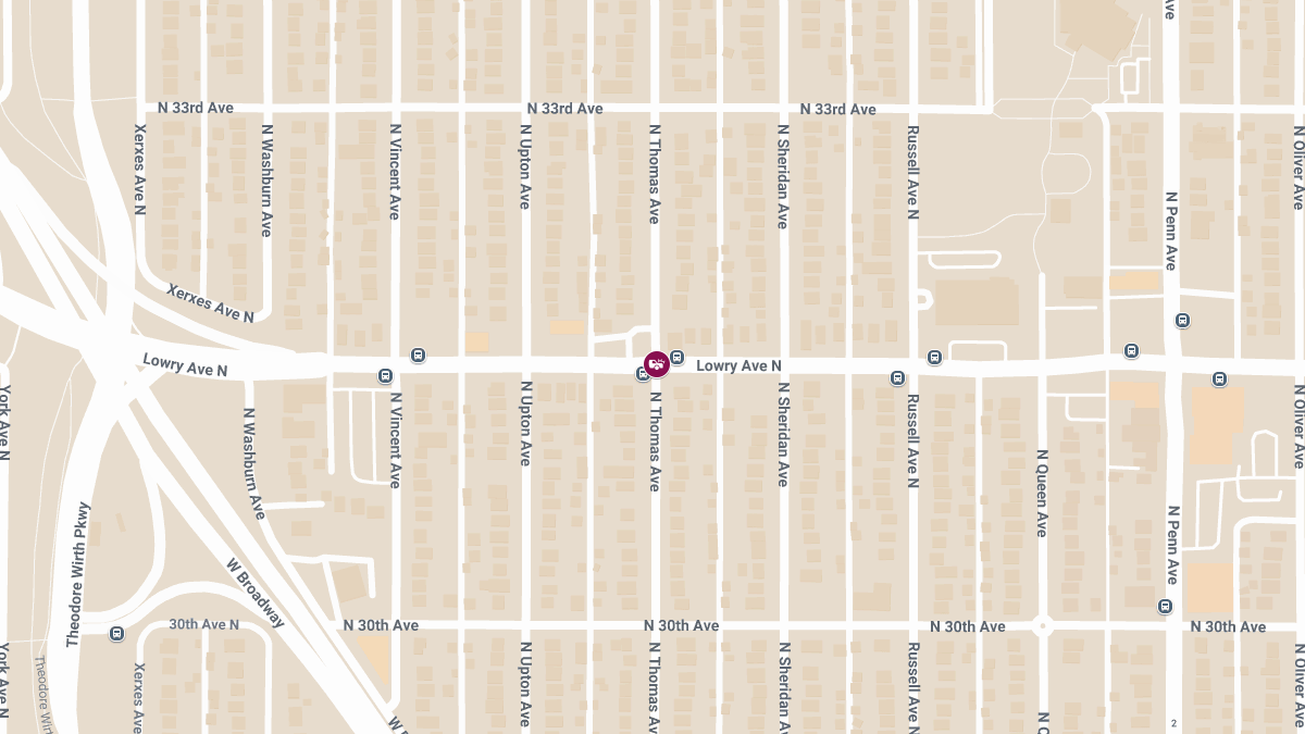 Collision with Injuries at Thomas Ave N & Lowry Ave N