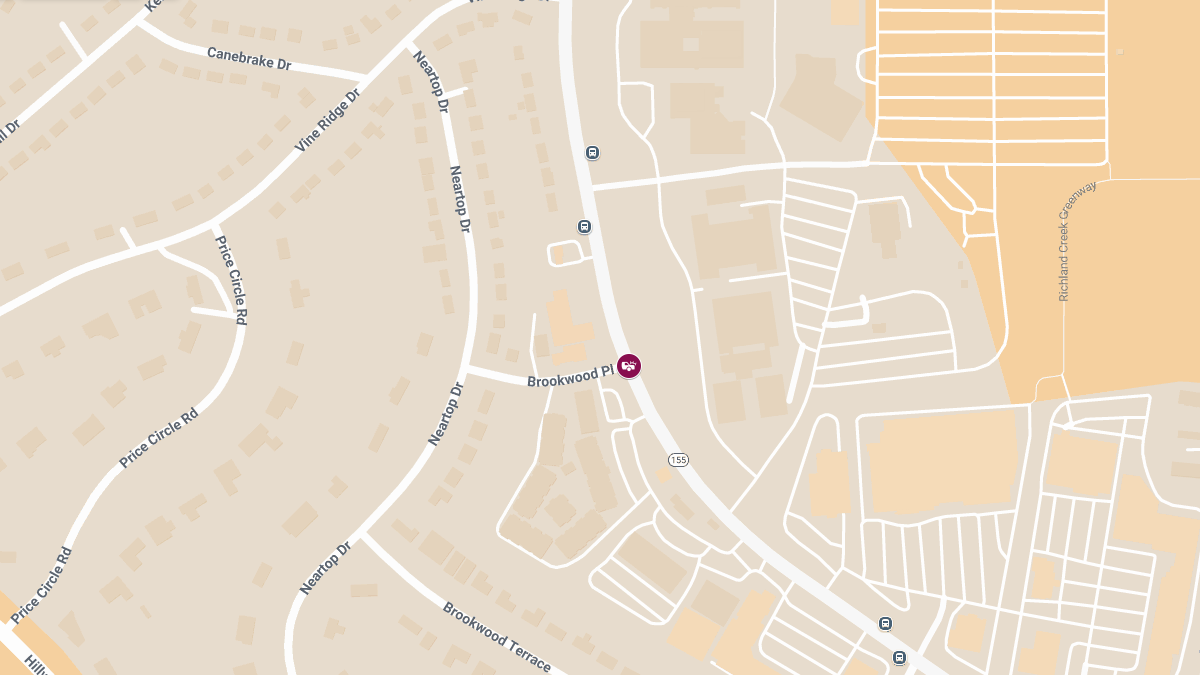Collision with Injuries at White Bridge Pike & Brookwood Pl
