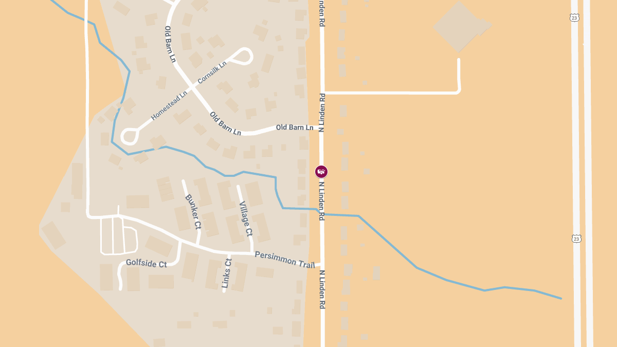 Collision with Injuries on 13135 N Linden Rd