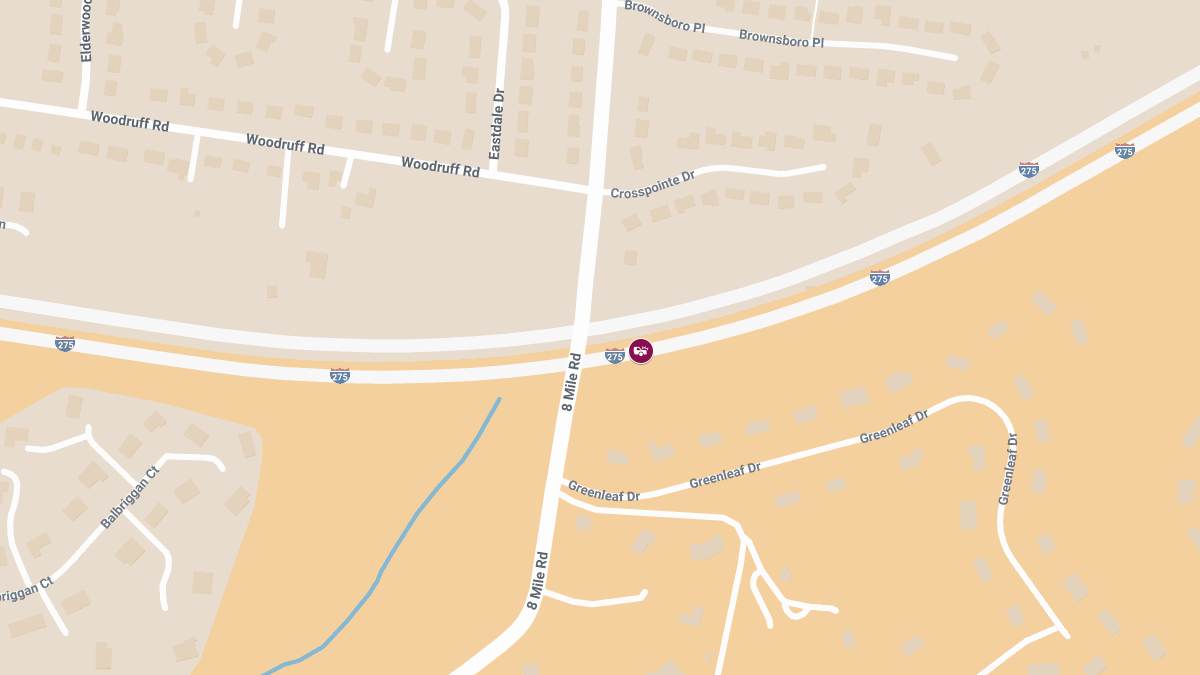 Crash Blocks All Lanes on I-275 Near 8 Mile Rd Causing Injuries