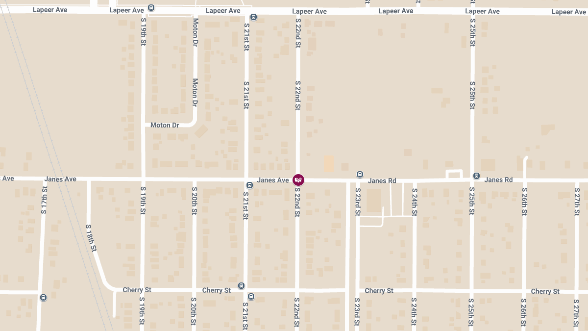 Crash Causes Injury at 22nd St & Janes Ave