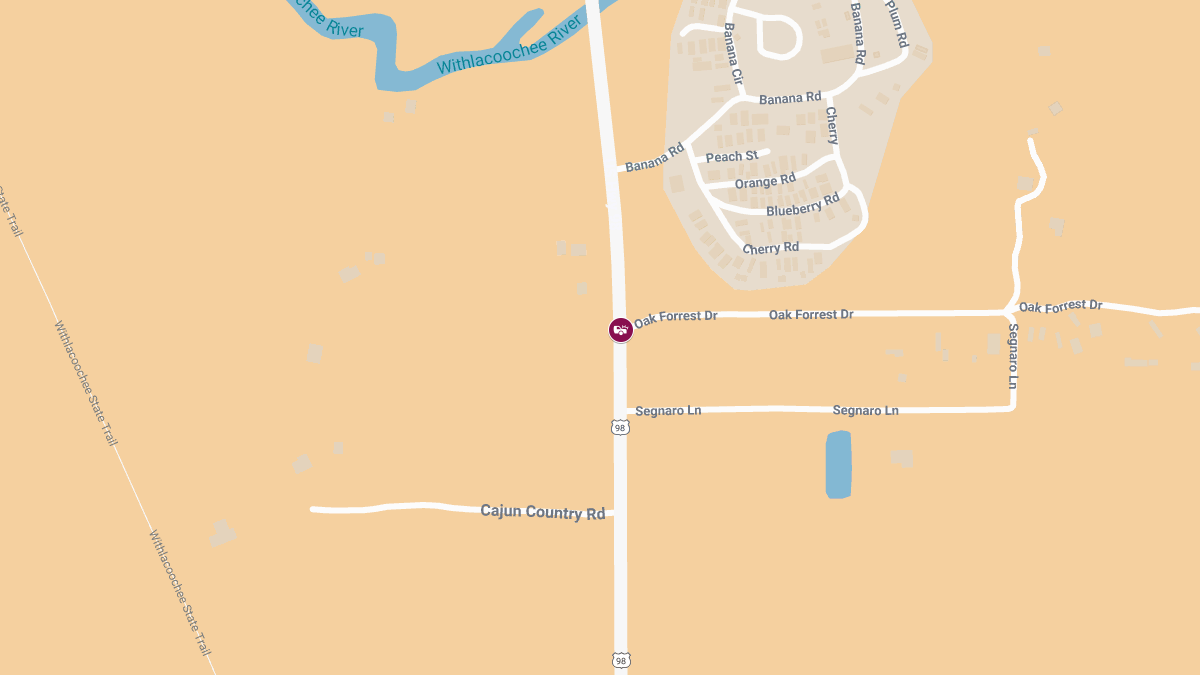 Crash Causes Injury on US-98 at Oak Forest Dr