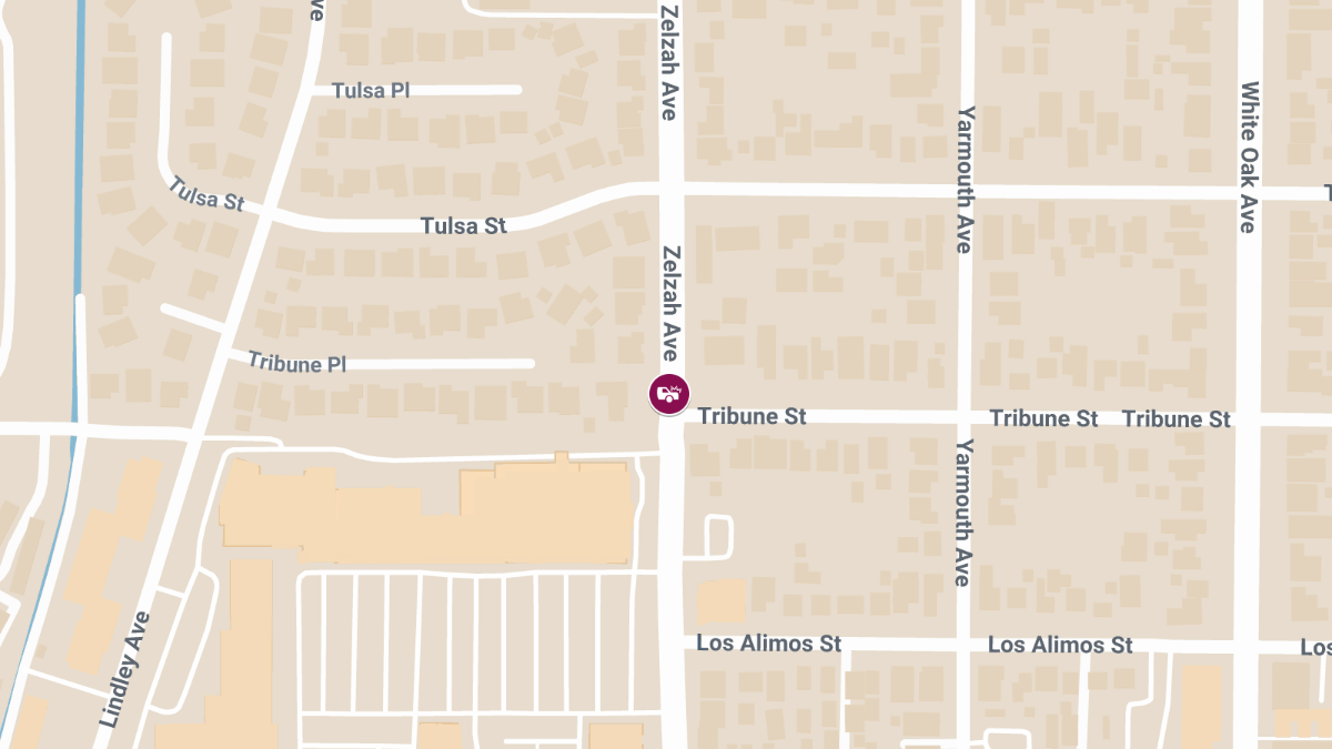 Crash With Injuries at 10823 Zelzah Ave