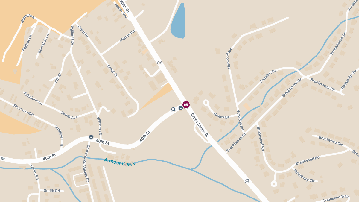 Crash With Injuries at Cross Lanes Dr & 40th St