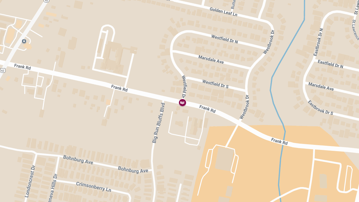 Crash With Injuries at Frank Rd & Westfield Dr