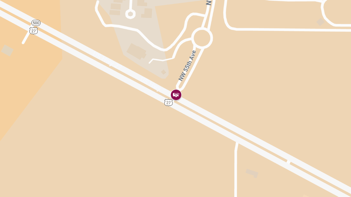 Crash With Injuries at NW 55th Ave and NW Blitchton Rd