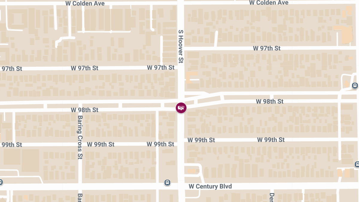 Crash With Injuries at S Hoover St & W 98th St