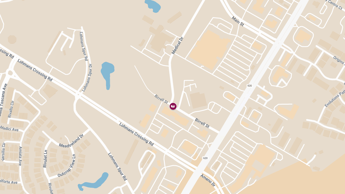 Crash With Injuries at The Lakeway Town Centre