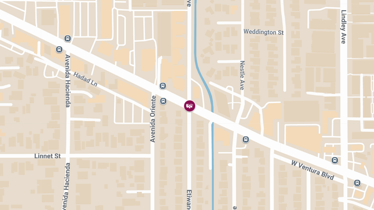 Crash With Injuries at Ventura Blvd & Etiwanda Ave