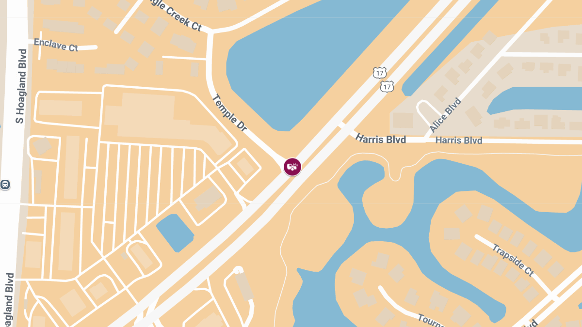 Crash With Injuries on S John Young Pkwy Near Temple Dr