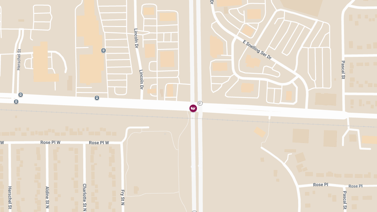 Crash at County Road C W & Snelling Ave N Causes Injuries