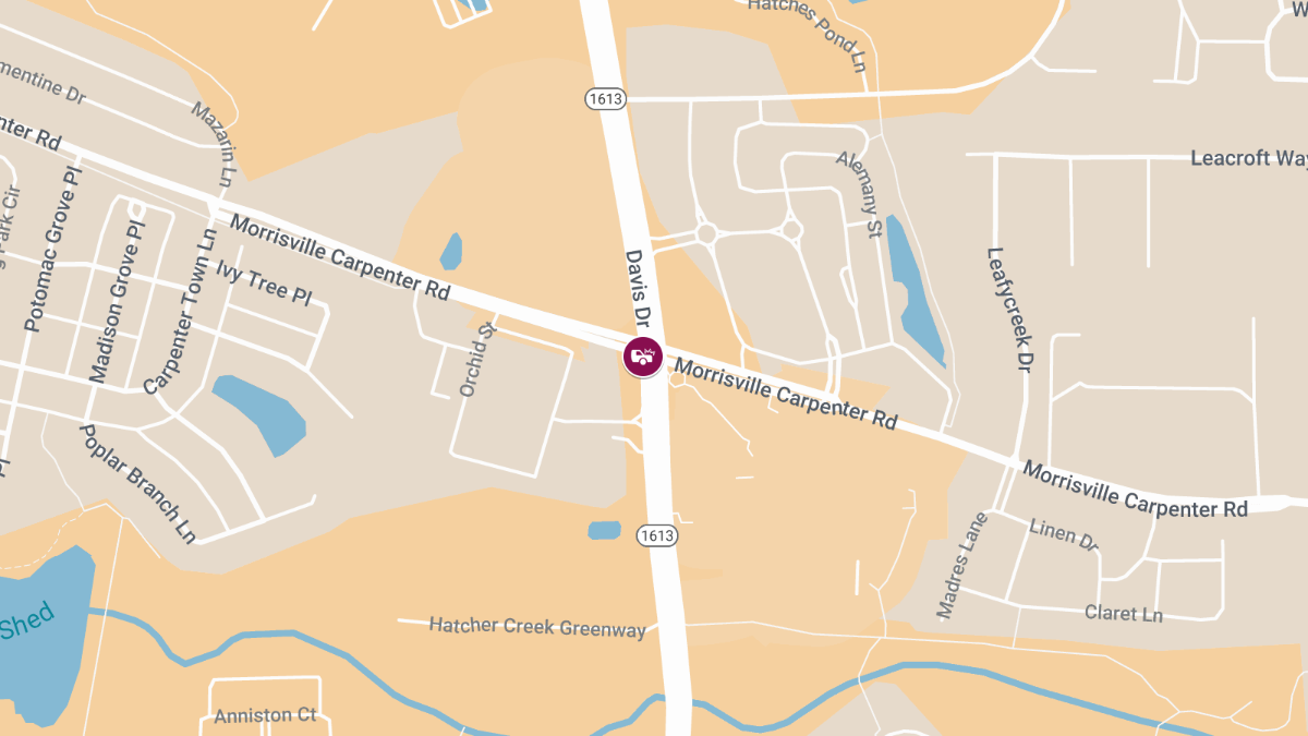 Crash at Davis Dr & Morrisville Carpenter Rd Causes Injuries
