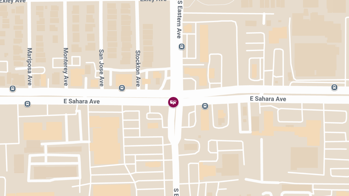 Crash at E Sahara Ave & S Eastern Ave Leads to Injuries