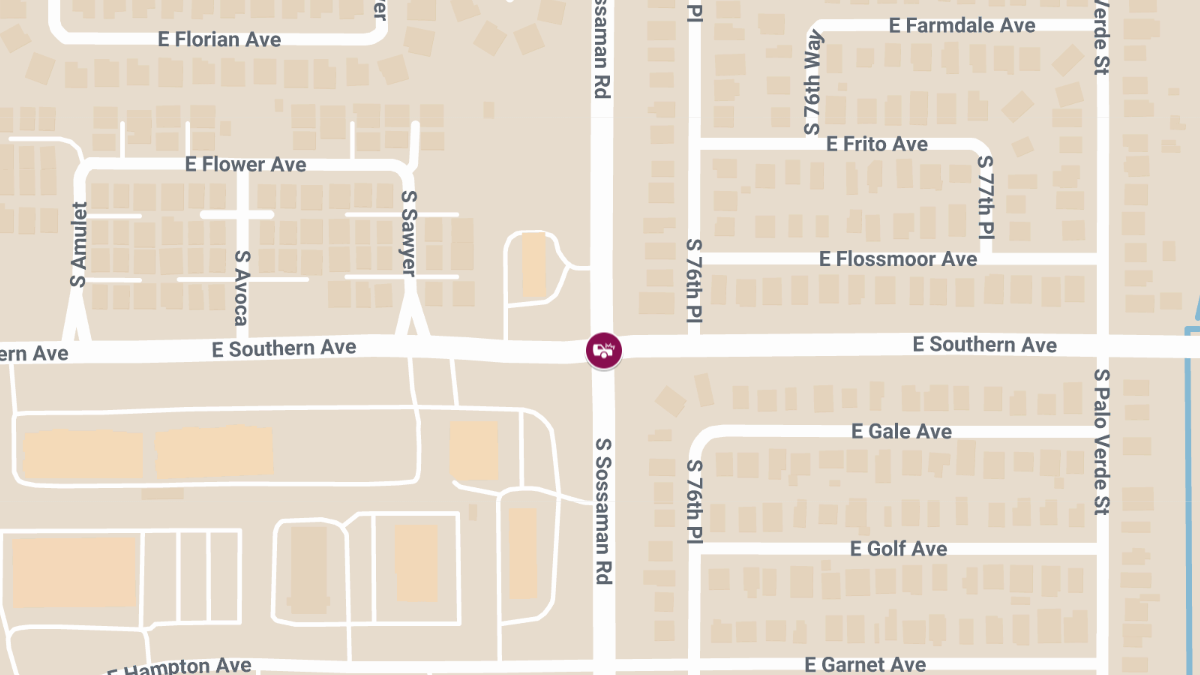 Crash at E Southern Ave & S Sossaman Rd Causes Injuries