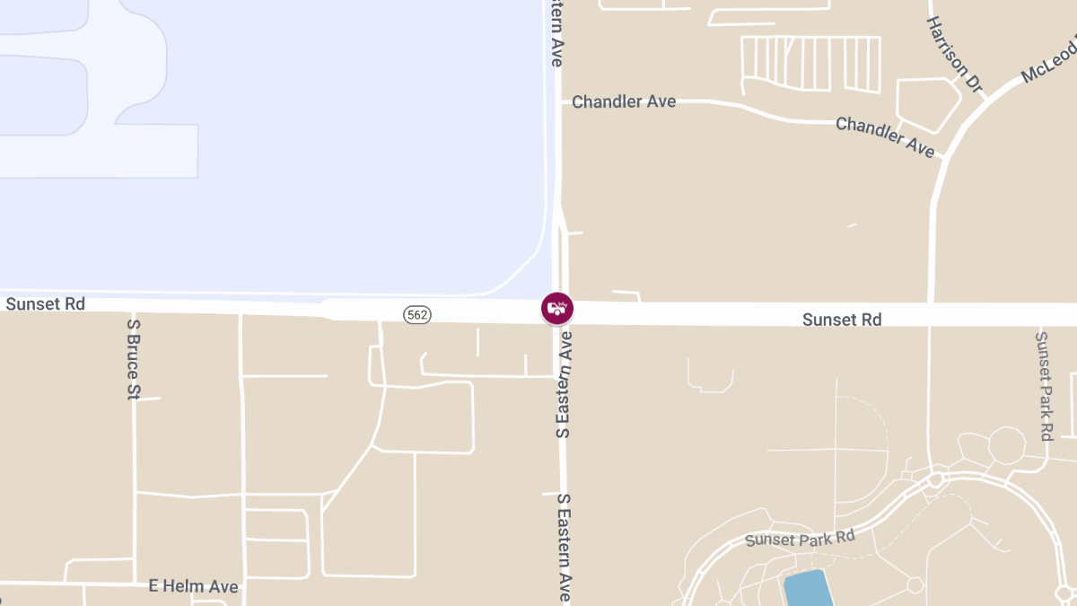 Crash at E Sunset Rd & S Eastern Ave Results in Injuries