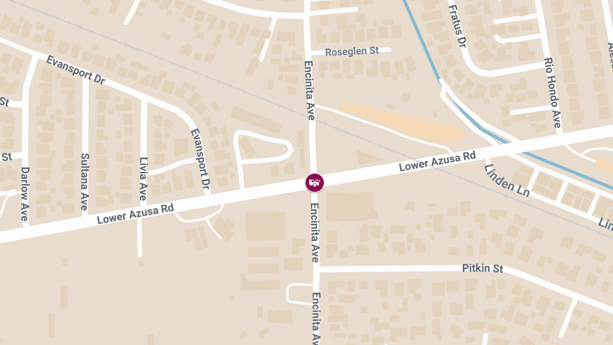 Crash at Encinita Ave & Lower Azusa Rd Leaves 1 Injured