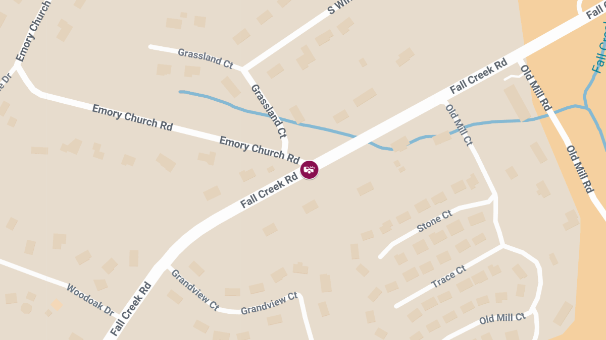 Crash at Fall Creek Rd & Woodland Ridge Ln Causes Injuries