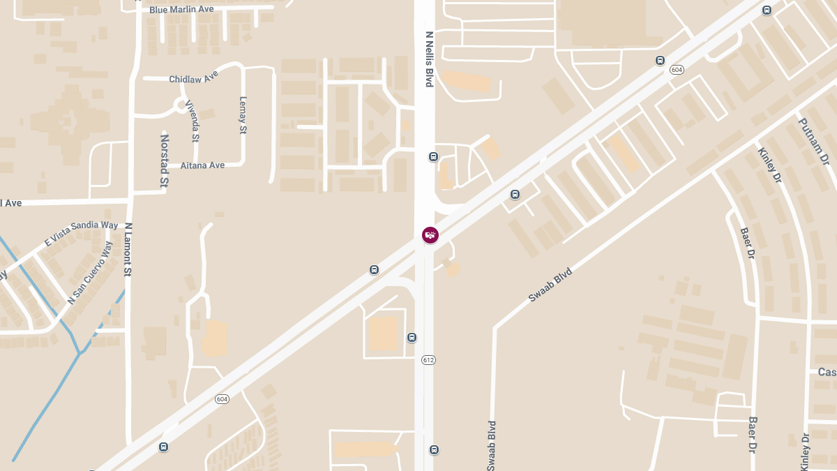 Crash at N Las Vegas Blvd & N Nellis Blvd Causes Injuries