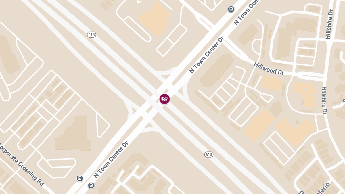 Crash at N Town Center Dr & E Summerlin Pkwy Results in Injuries
