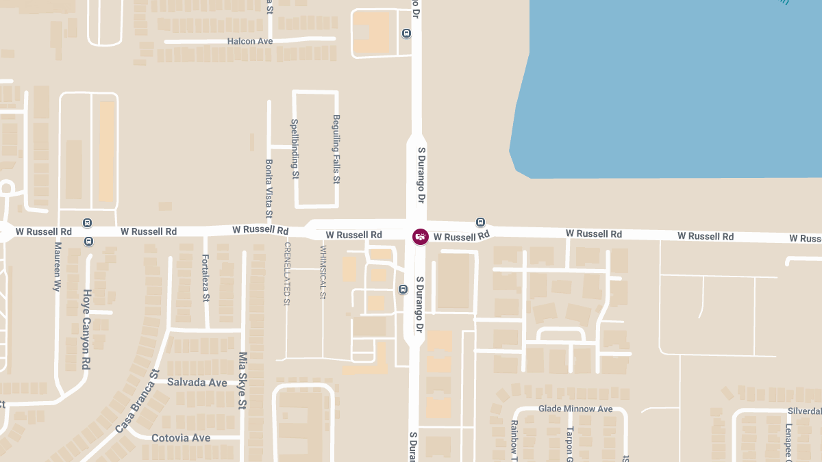 Crash at S Durango Dr & W Russell Rd Results in Injuries