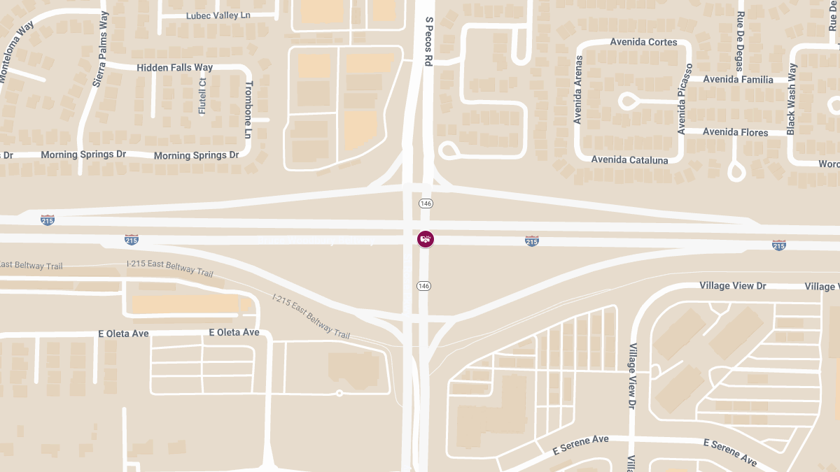 Crash at St Rose Pkwy & I-215 WB Leads to Injuries