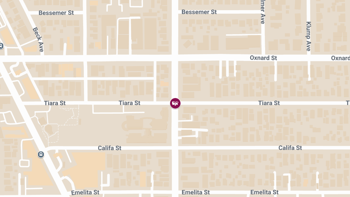 Crash at Tujunga Ave & Tiara St Causes Injuries