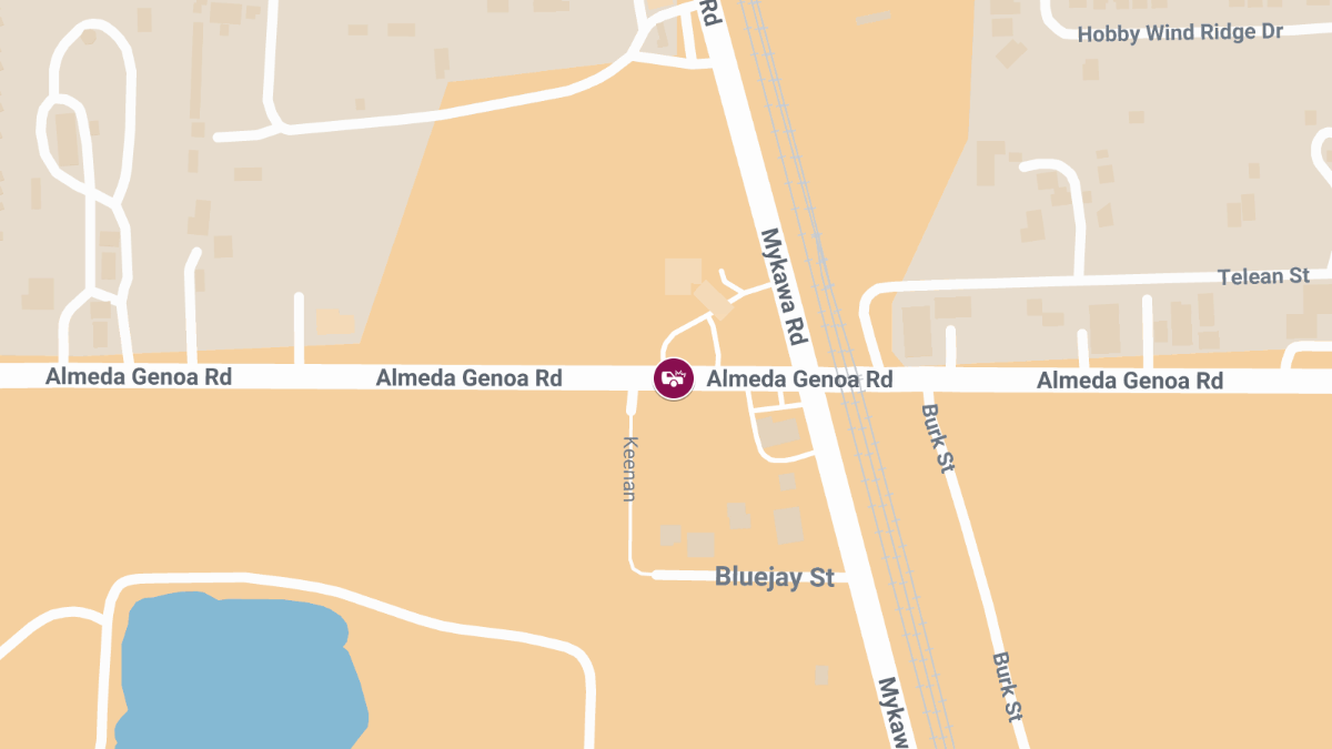 Crash on Almeda Genoa Rd Leads to Injuries