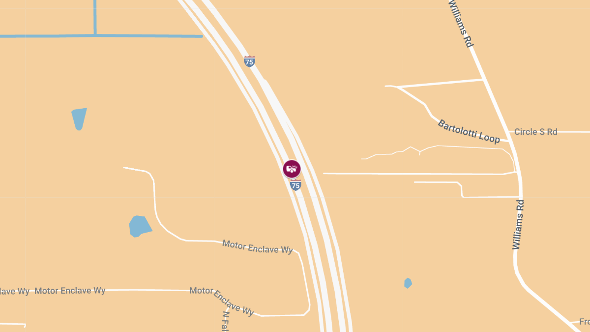 Crash on I-75 NB Near MM268 Causes Injuries