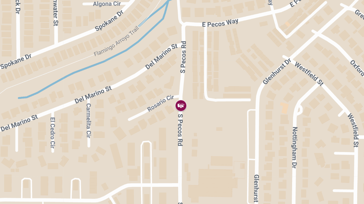 Crash on S Pecos Rd Leads to Injuries 