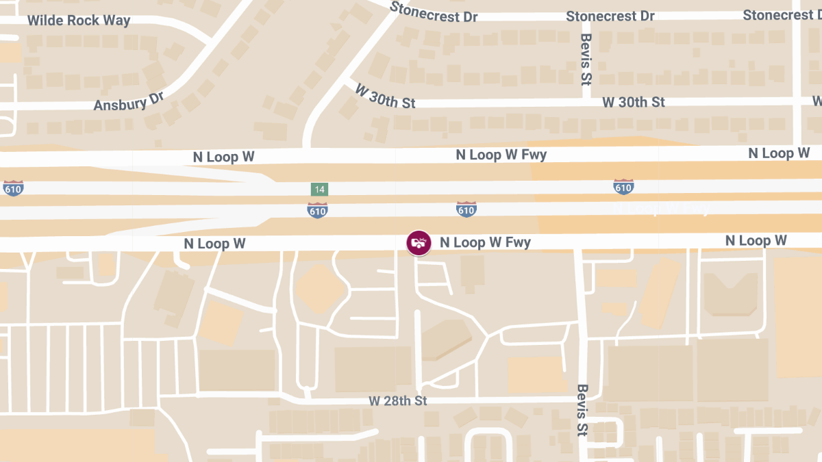 Crash with Entrapment on North Loop W in Greater Heights
